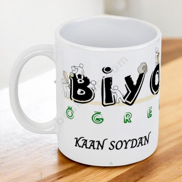 Biyoloji Öğretmenine Özel Baskılı Kupa online tasarla