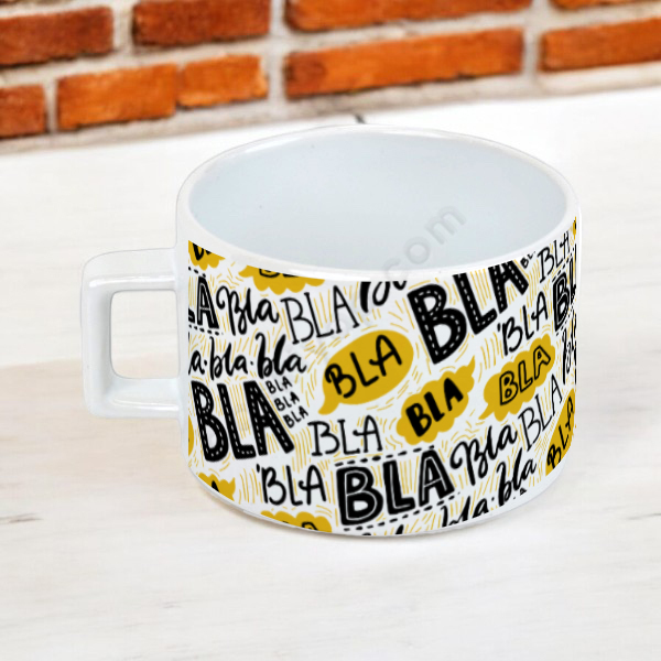 Bla Bla Kendin Tasarla Baskılı Fincan online tasarla