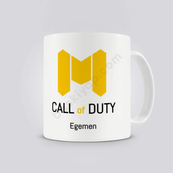 Call Of Duty Logolu Kendin Tasarla Baskılı Kupa online tasarla