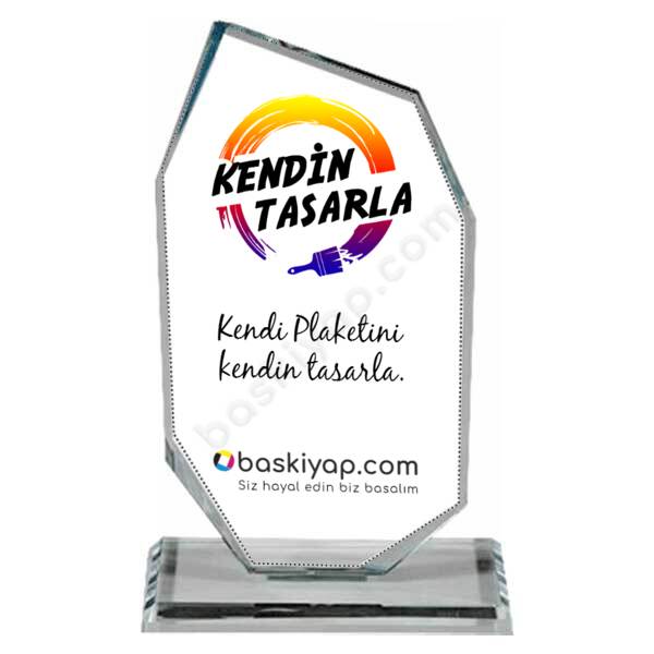 Cam Plaket online tasarla