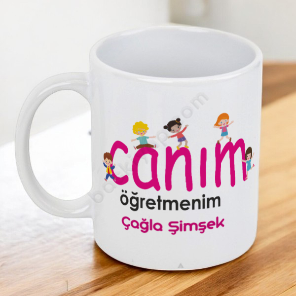 Canım Öğretmenim Temalı Baskılı Kupa online tasarla
