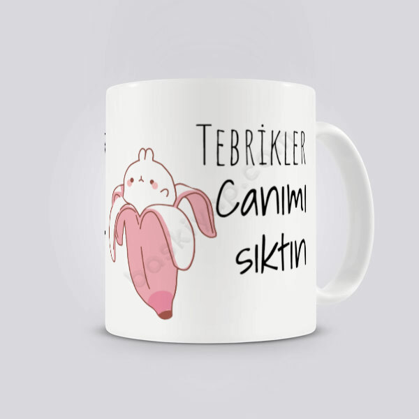 Canımı Sıktın Tasarımlı Kendin Tasarla Baskılı Kupa online tasarla