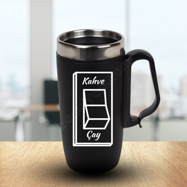 Çay Kahve Tasarımlı Çelik Termos online tasarla