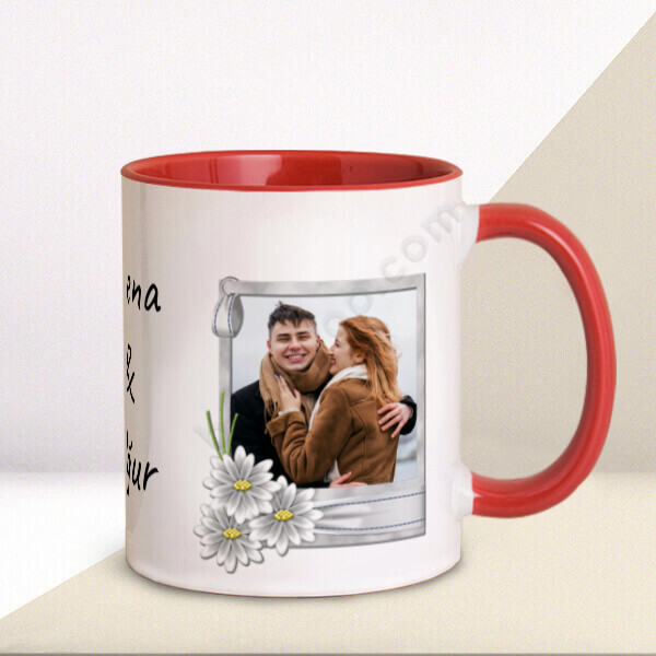 Çerçeveli Sevgili Kupası online tasarla