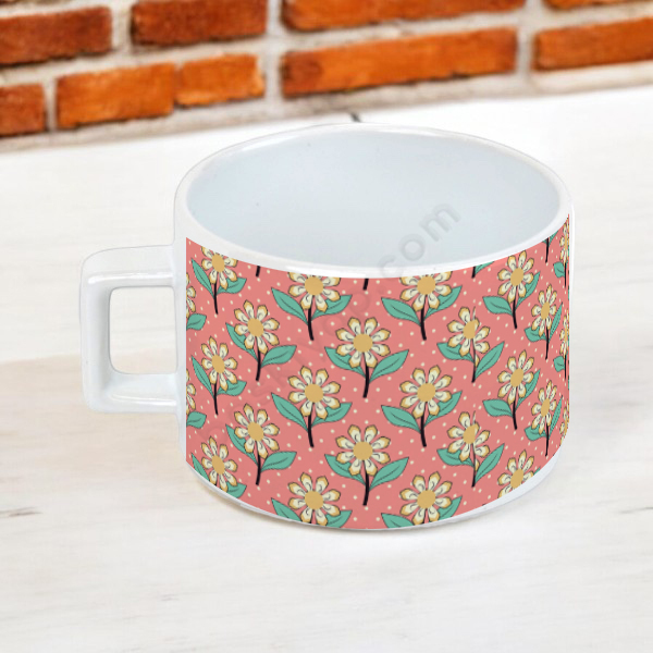 Çiçek Tasarımlı Fincan online tasarla