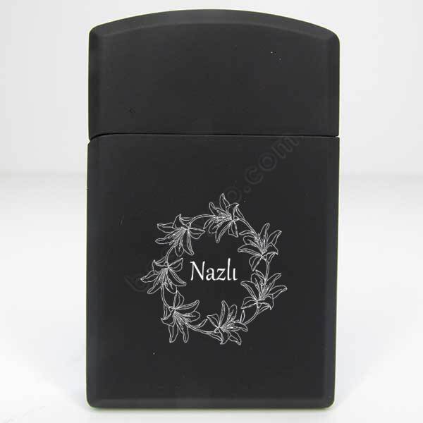 Çiçek Temalı İsme Özel İspanyol Çakmak online tasarla