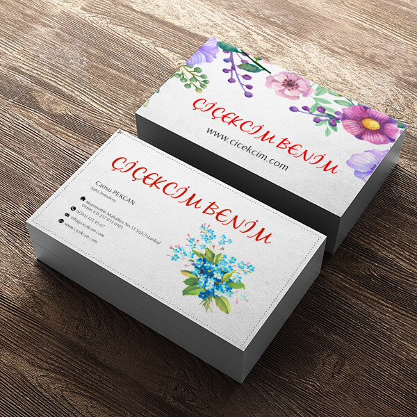 Çiçekci online tasarla