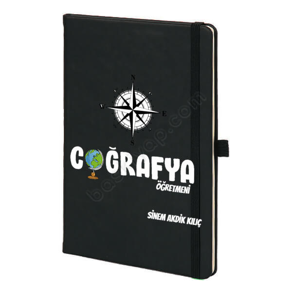 Coğrafya Öğretmeni Defter Ajanda online tasarla