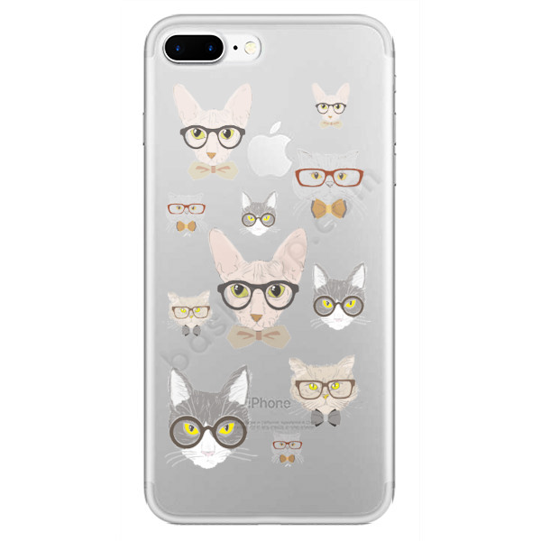 Cool Kedi Tasarım Baskılı Iphone 7 Plus Kılıf online tasarla