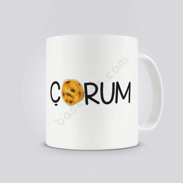 Çorum Tasarımlı Kupa Bardak online tasarla