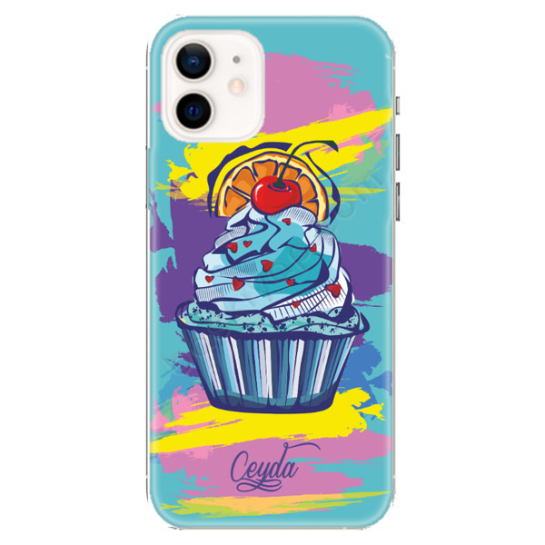 Cupcake Tasarım Baskılı Kendin Tasarla Iphone 12 6.1 Kılıf online tasarla