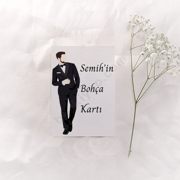 Damat Bohça Kartı Tasarımı online tasarla