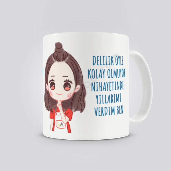 Delilik Tasarım Kendin Tasarla Kupa online tasarla