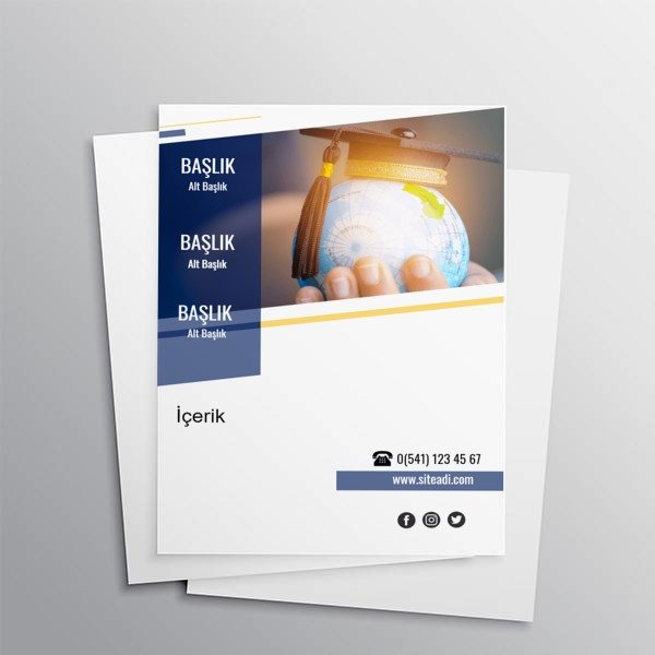 Dershane Tasarımı online tasarla