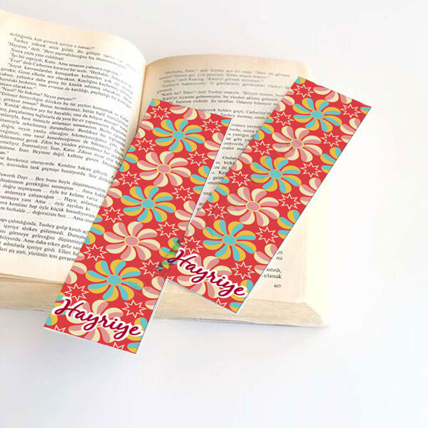 Desenli 2 Kitap Ayarcı online tasarla