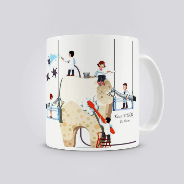 Diş Temizliği Dişçi Kupa Bardak online tasarla