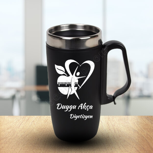 Diyetisyen Çelik Termos Bardak online tasarla