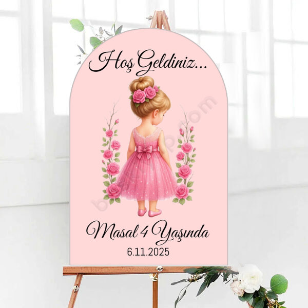 Doğum Günü Karşılama Panosu online tasarla