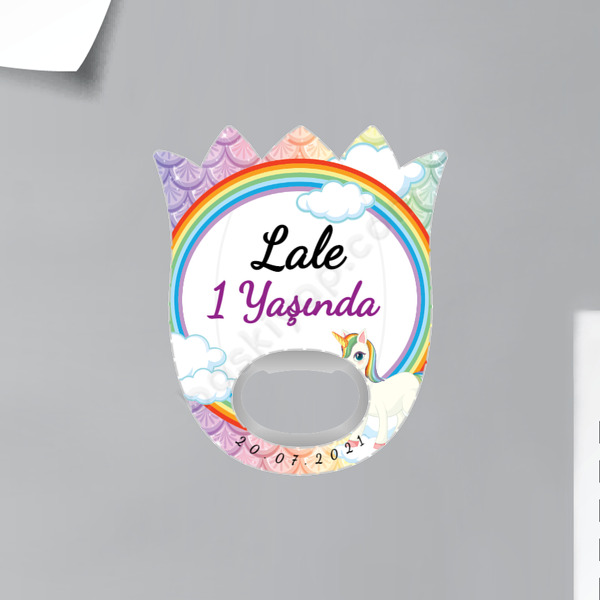 Doğum Gününe Özel Lale Magnet Açacak online tasarla