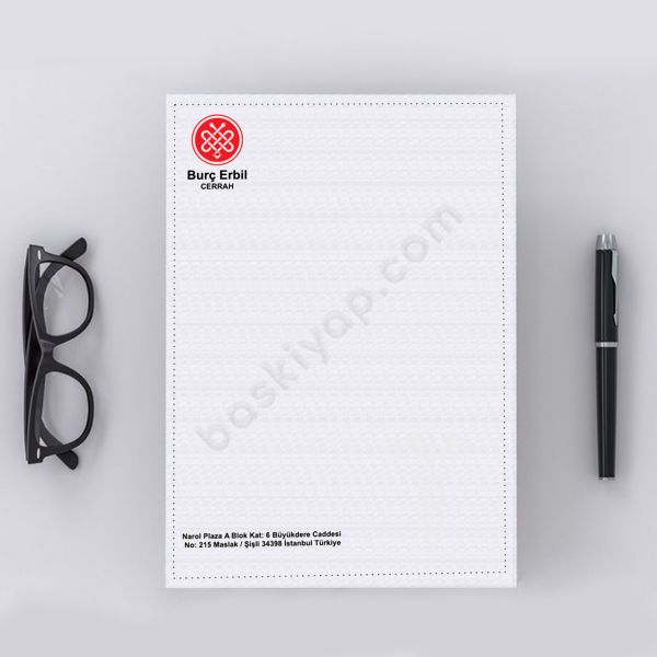 Doktor Antetli Kağıt Tasarımı online tasarla