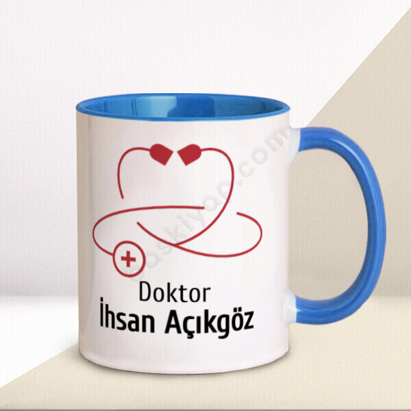 Doktor Tasarımlı Kupa Bardak online tasarla