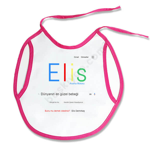 Dünyanın Güzel Bebeği Tasarımlı Mama Önlüğü online tasarla