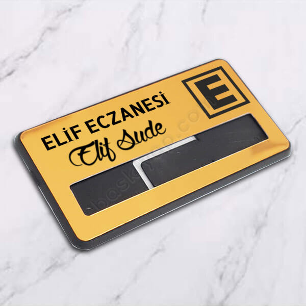 Ecazane Mıknatıslı, İğneli İsimlik online tasarla