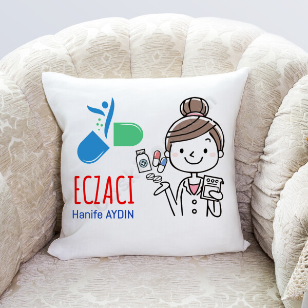 Eczacı 2 Tasarım Yastık online tasarla