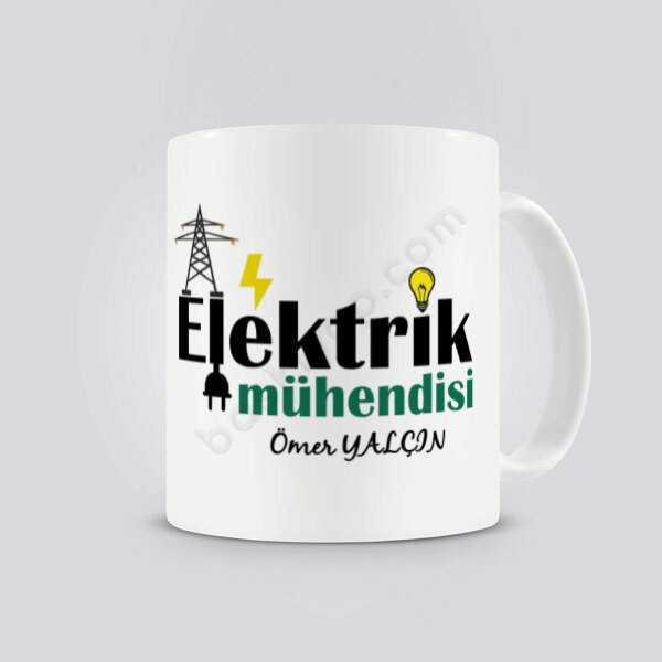 Elektrik Mühendisi Kendin Tasarla Kupa online tasarla
