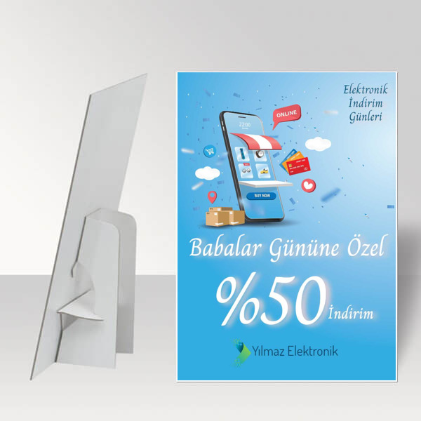 Elektronik İndirimi Ayaklı Pano online tasarla