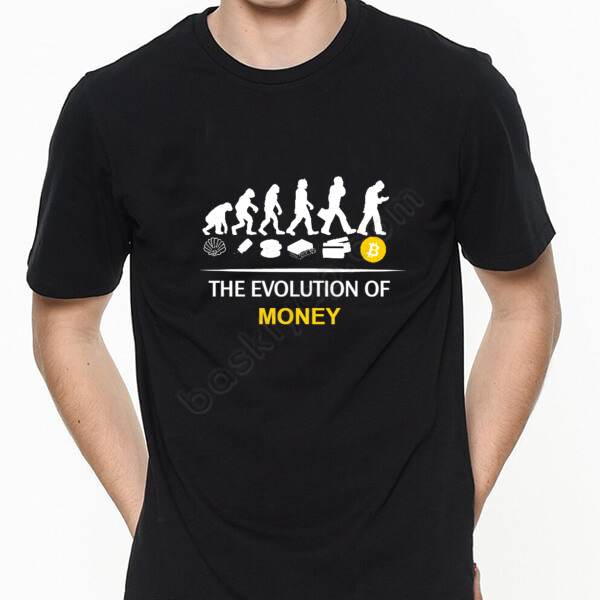 Elon Musk Bitcoin Tasarım Baskılı Siyah Erkek Tişört online tasarla