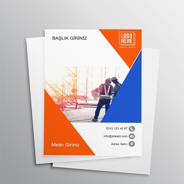 Emlak Broşür Kurumsal online tasarla