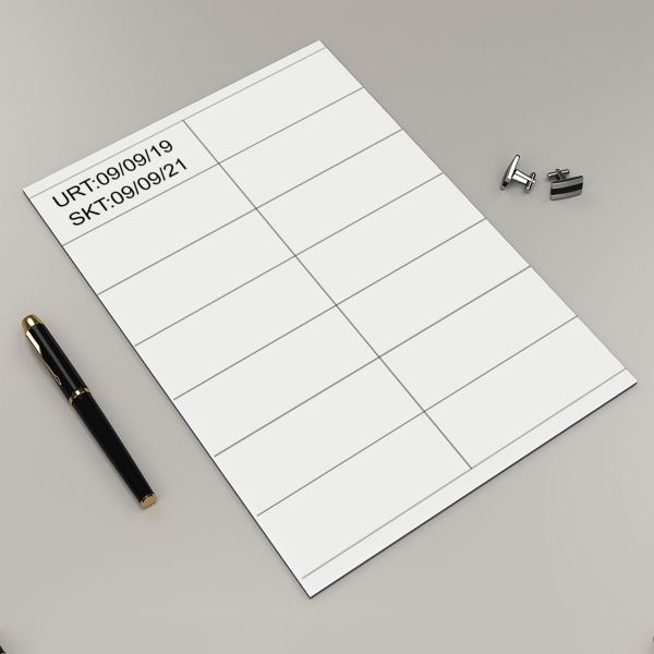 Kullanım Tarihi online tasarla