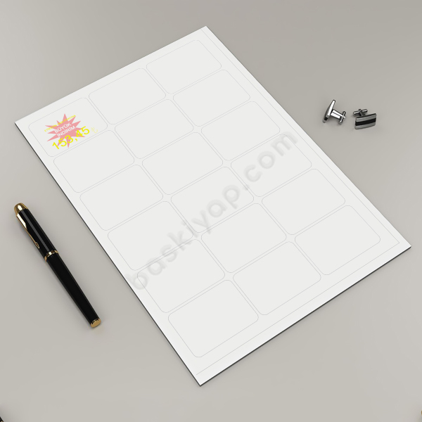 Etiket Yarı Fiyatına Büyük İndirim Etiketi online tasarla