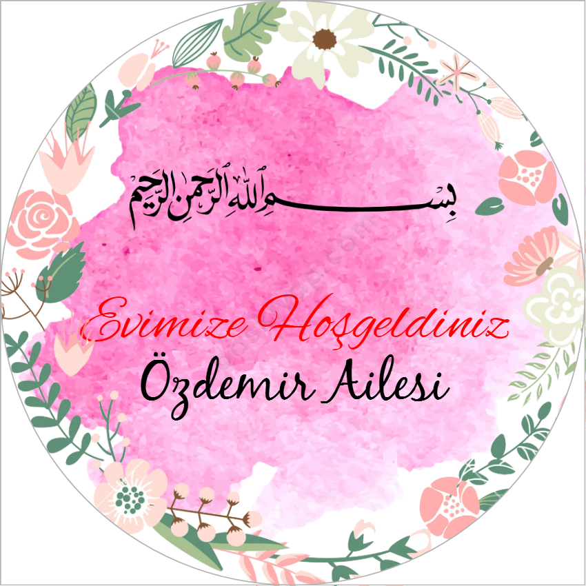 Ev Hediyesi Kişiye Özel Baskılı Pleksi Ve Ahşap Kapı Süsü online tasarla