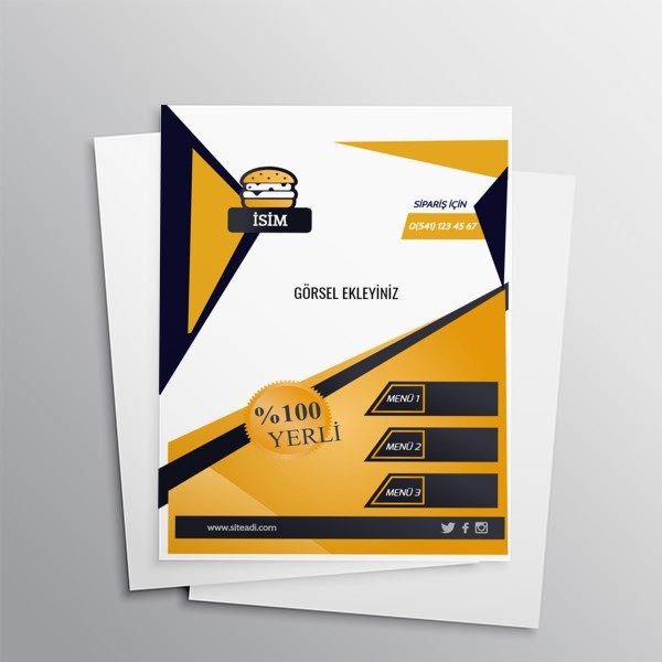Ev Yapımı Burger online tasarla