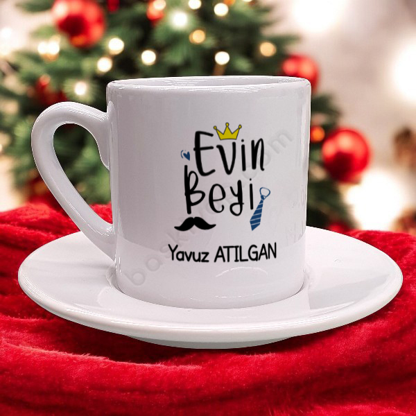 Evin Beyi Temalı Kahve Fincanı online tasarla