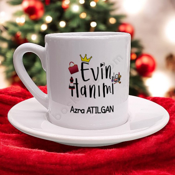 Evin Hanımı Temalı Kahve Fincanı online tasarla