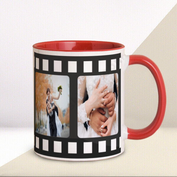 Evlilik Yıl Dönümü Tasarımlı Kupa online tasarla