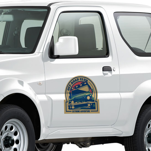 Extreme Adventure Offroad Club Sticker online tasarla