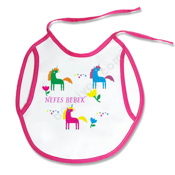 Unicorn Tasarımlı Mama Önlüğü online tasarla