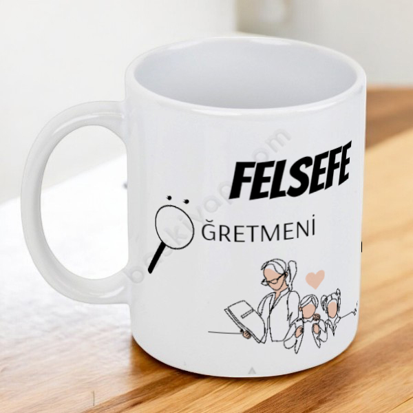 Felsefe Öğretmenine Özel Baskılı Kupa online tasarla