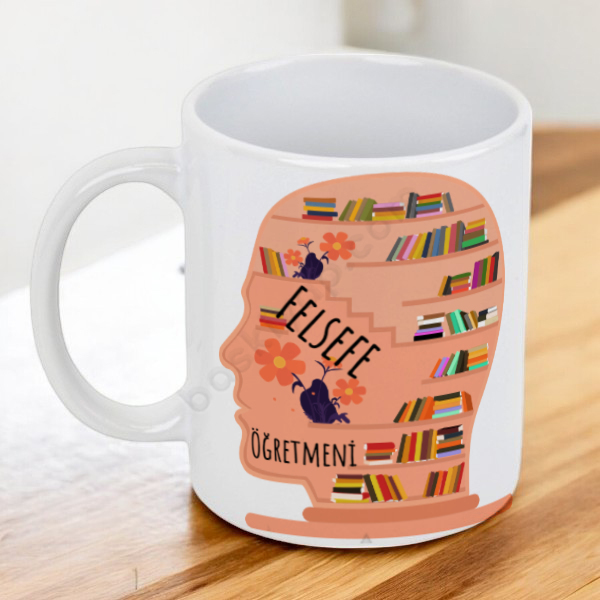 Felsefe Öğretmenlerine Özel Baskılı Kupa Bardak online tasarla