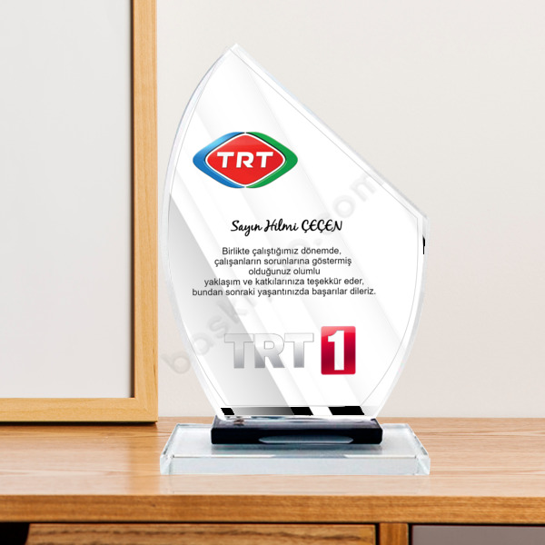 Firmalara Özel Emeklilik Plaketleri online tasarla