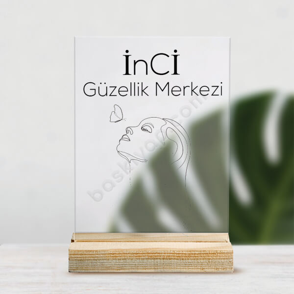 Firmalara Özel Pleksi Masüstü Stand online tasarla