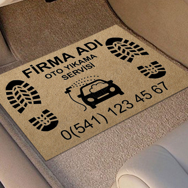 Firmaya Özel Oto Paspas Tasarımı online tasarla