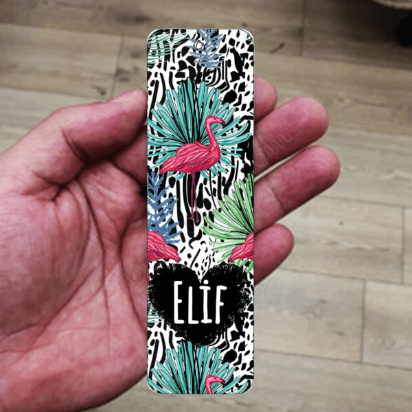 Flamingo Tasarımlı Metal Kitap Ayracı online tasarla