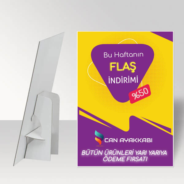 Flaş İndirim Ayaklı Pano online tasarla
