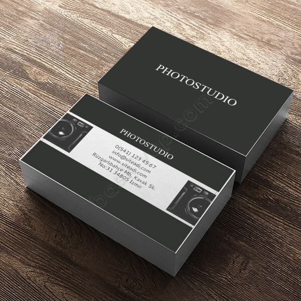 Fotoğrafçı Kartviziti online tasarla