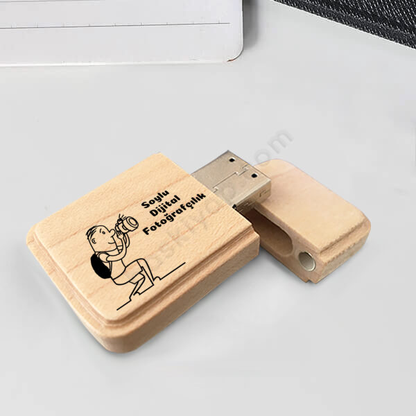 Fotoğrafçı Tasarım Baskılı Flash Bellek online tasarla
